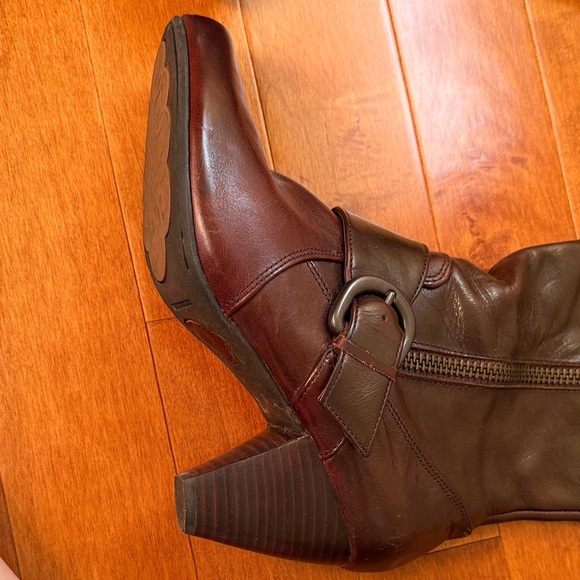 Born Dark Brown Heeled Boots - Picture 7 of 13